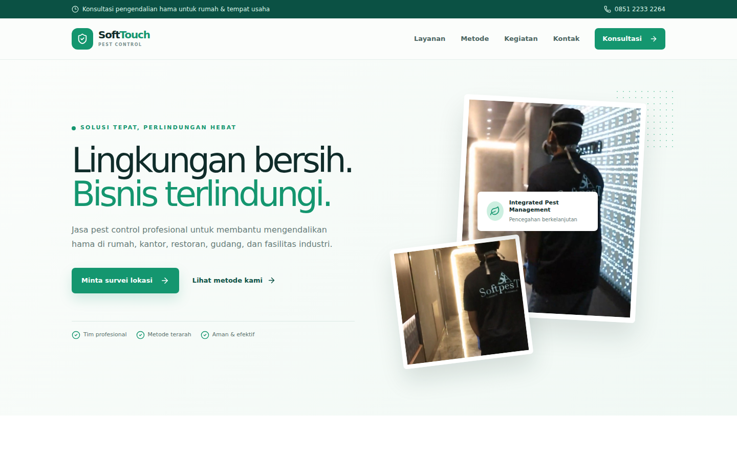 Website Matahati Pest Control